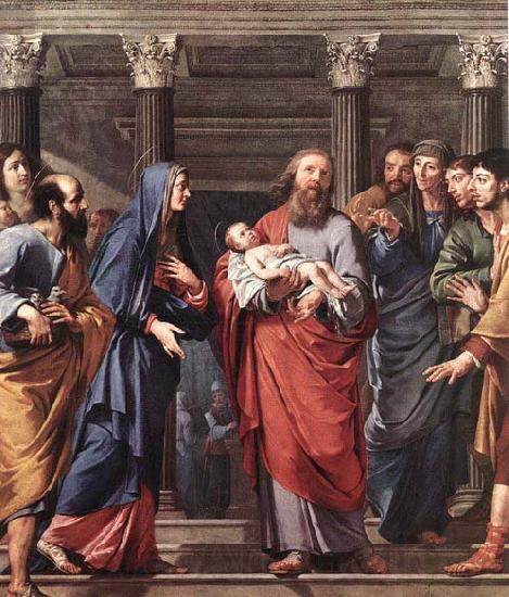 Philippe de Champaigne The Presentation of the Temple Norge oil painting art